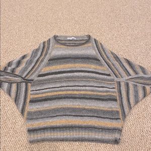 Striped sweater with a cool loose vibe